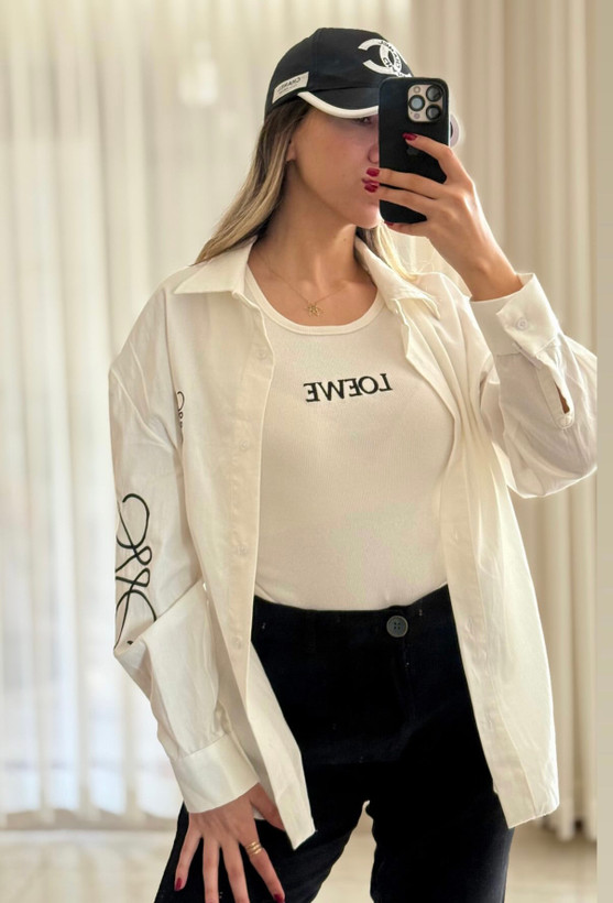 شومیز LOEWE دوتیکه همراه با کراپ